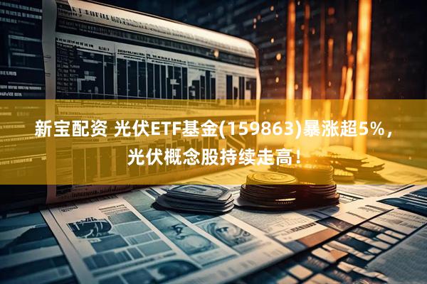 新宝配资 光伏ETF基金(159863)暴涨超5%，光伏概念股持续走高！