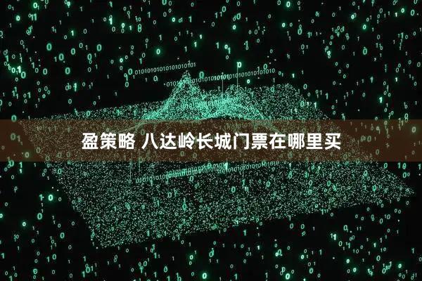 盈策略 八达岭长城门票在哪里买